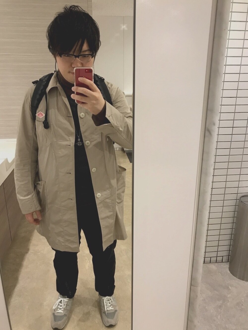 「おしゃれさんと繋がりたい、きれいめカジュアル、スニーカー、Vivienne Westwood、UNIQLO、journal standard」｜「NEW BALANCEのNew Balance MRL996【SP】（スニーカー、グレー系）」を使った、Masanobu さん（メンズ・171cm）の秋コーディネートの1枚目の写真
