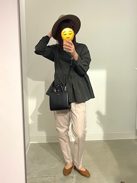 「2021年」｜「アイテム（帽子）」を使った、hk2328さん（レディース・168cm）の冬コーディネート