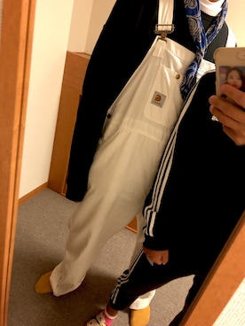 「SEVENDAYS=SUNDAY（セブンデイズサンデイ）のアイテム（スウェット）」を使った、こーちゃさん（メンズ・183cm）の秋コーディネート