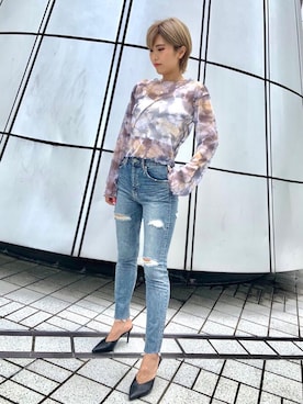 「でにむ」｜「アイテム（キャミソール）」を使った、Akaneさん（レディース・165cm）の夏コーディネート