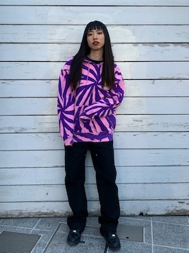 西端真由さん（レディース・158cm）の冬コーディネート