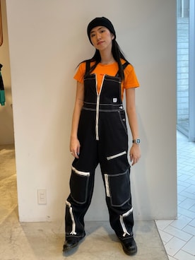 西端真由さん(レディース・158cm)の春コーディネート