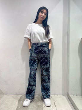 西端真由さん(レディース・158cm)の夏コーディネート