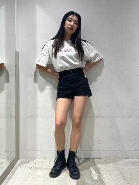 西端真由さん（レディース・158cm）の夏コーディネート