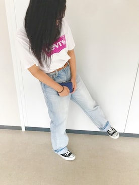 「Paul Smith（ポールスミス）のアイテム（財布/小物）」を使った、みさきさん（レディース・153cm）の秋コーディネート