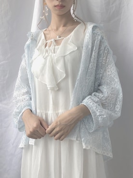 「盐系风格」｜「アイテム（ワンピース/ドレス）」を使った、午间さん（レディース・165cm）の夏コーディネート