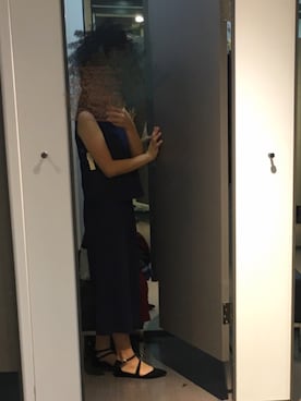 「NET（ネット）のアイテム（つなぎ/オールインワン）」を使った、Annaさん（レディース・160cm）の冬コーディネート