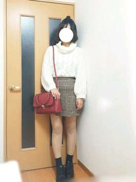 「one way（ワンウェイ）のアイテム（シューズ）」を使った、* s h i h o *さん（レディース・161cm）の秋コーディネート