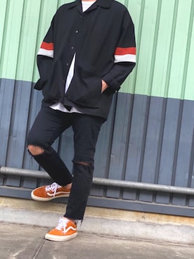 「33Degrees（サーティースリーディグリーズ）のアイテム」を使った、fantasistaさん（メンズ・174cm）の春コーディネート