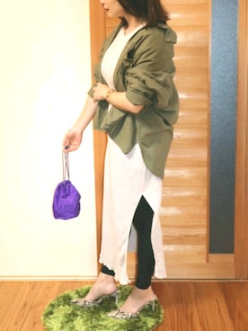 「レプシィム(LEPSIM)」｜「アイテム（財布/小物）」を使った、Kuroさん（レディース・154cm）の春コーディネート