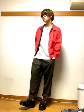 「CLUCT（クラクト）のアイテム（アクセサリー）」を使った、なーださん（メンズ・172cm）の春コーディネート