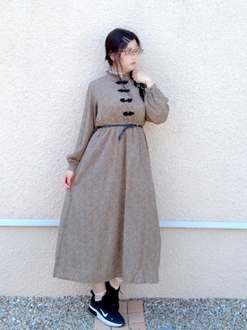 ベルトを使った チャイナワンピース の人気ファッションコーディネート Wear