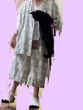 「チャイハネ（チャイハネ）のアイテム（タンクトップ）」を使った、りょーまさん（メンズ・160cm）の夏コーディネート