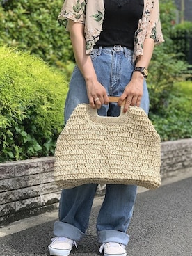 「LAP（ラップ）のアイテム」を使った、Portさん（レディース・153cm）の夏コーディネート