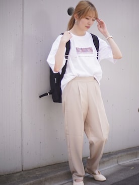 「最後の晩餐」｜Portさん（レディース・157cm）の夏コーディネート