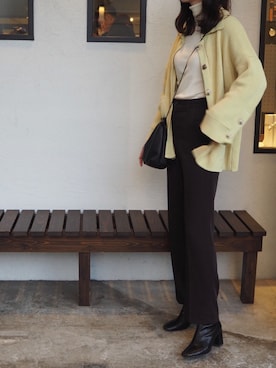 「Didot.（ディドット）のアイテム」を使った、non.さん（レディース・169cm）の冬コーディネート