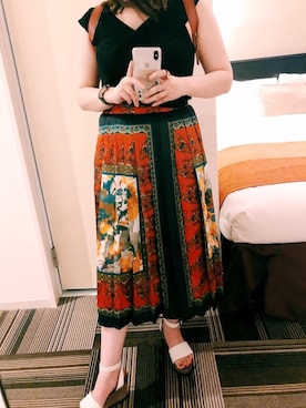 「AMERI」｜「アイテム（腕時計）」を使った、marinaさん（レディース・152cm）の夏コーディネート