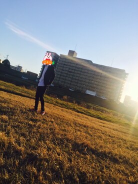 「GU（ジーユー）の（GU）スキニーフィットジーンズ（MEN ⁄ ジーンズ）」を使った、はーるきんぽんさん（メンズ・180cm）の春コーディネート