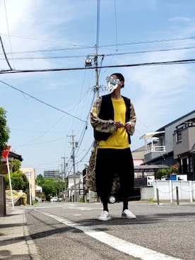 「SHIPS JET BLUE（シップスジェットブルー）のアイテム（パンツ）」を使った、はーるきんぽんさん（メンズ・183cm）の春コーディネート