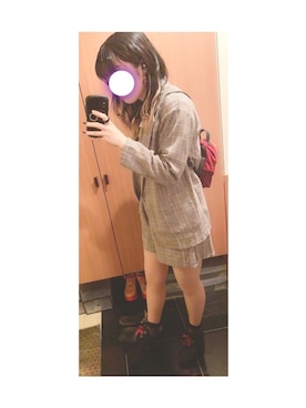 「Libby&Rose（リビーアンドローズ）のアイテム（ジャケット/アウター）」を使った、Kanaeさん（レディース・162cm）の秋コーディネート