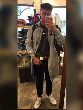 「アイテム（腕時計）」を使った、Hiroさん（メンズ・181cm・20代）の春コーディネート