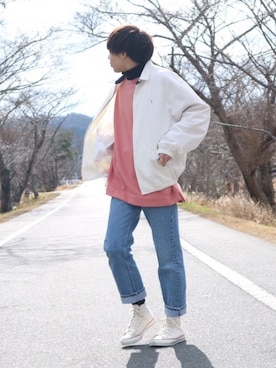 「WEGO（ウィゴー）のアイテム（スウェット）」を使った、Ryoさん（メンズ・173cm）の冬コーディネート