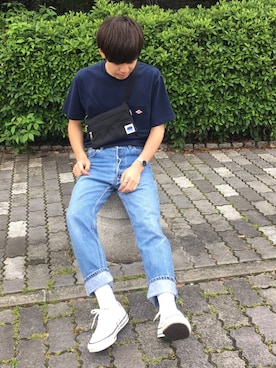 「BEAMS BOY（ビームスボーイ）のアイテム」を使った、Ryoさん（メンズ・172cm）の春コーディネート