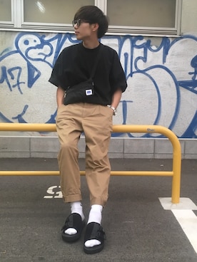 「BEAMS BOY（ビームスボーイ）のアイテム」を使った、Ryoさん（メンズ・172cm）の夏コーディネート
