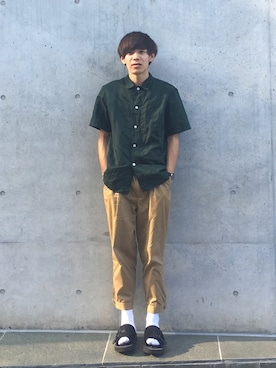 「suicoke（スイコック）のアイテム」を使った、Ryoさん（メンズ・172cm）の夏コーディネート