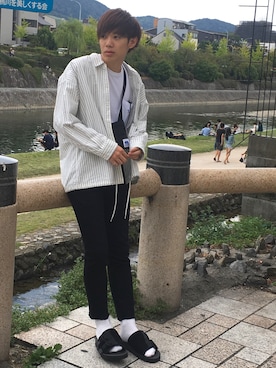 「suicoke（スイコック）のアイテム」を使った、Ryoさん（メンズ・172cm）の秋コーディネート