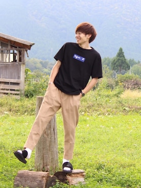 「suicoke（スイコック）のアイテム」を使った、Ryoさん（メンズ・172cm）の秋コーディネート