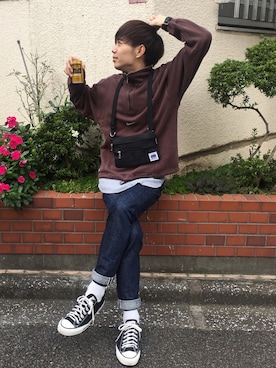 「BEAMS BOY（ビームスボーイ）のアイテム」を使った、Ryoさん（メンズ・172cm）の秋コーディネート