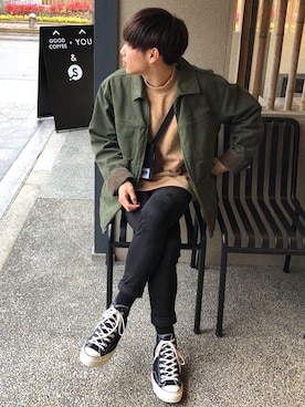 「BEAMS BOY（ビームスボーイ）のアイテム」を使った、Ryoさん（メンズ・172cm）の春コーディネート