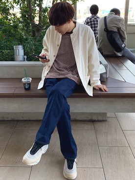 「Steven Alan（スティーブンアラン）のアイテム（カバーオール）」を使った、Ryoさん（メンズ・172cm）の秋コーディネート