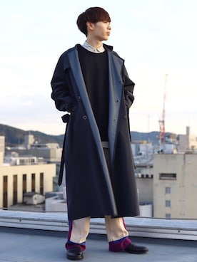 「sunsea」｜「アイテム（アクセサリー）」を使った、Ryoさん（メンズ・172cm）の秋コーディネート
