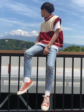 「CLANE（クラネ）のアイテム」を使った、Ryoさん（メンズ・172cm）の春コーディネート