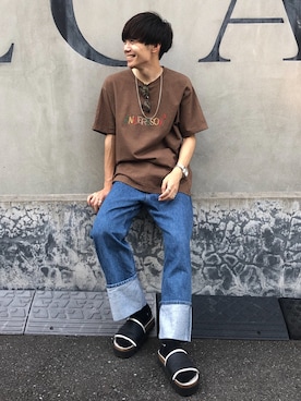 「ANDERSSON BELL（アンダースンベル）のアイテム」を使った、Ryoさん（メンズ・172cm）の夏コーディネート