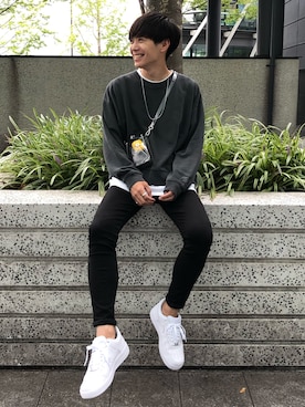 「MR.GENTLEMAN（ミスタージェントルマン）のアイテム」を使った、Ryoさん（メンズ・172cm）の秋コーディネート