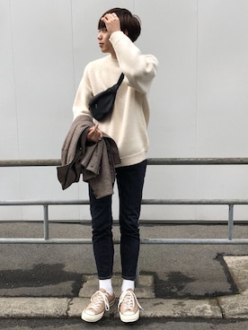 「Steven Alan（スティーブンアラン）のアイテム（ブルゾン）」を使った、Ryoさん（メンズ・172cm）の秋コーディネート