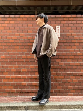 「Steven Alan（スティーブンアラン）のアイテム（ブルゾン）」を使った、Ryoさん（メンズ・172cm）の秋コーディネート