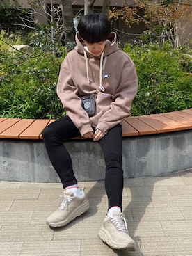 「MR.GENTLEMAN（ミスタージェントルマン）のアイテム」を使った、Ryoさん（メンズ・172cm）の春コーディネート