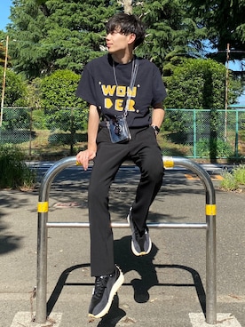 「MR.GENTLEMAN（ミスタージェントルマン）のアイテム」を使った、Ryoさん（メンズ・172cm）の春コーディネート
