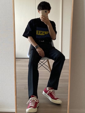 「CLANE（クラネ）のアイテム」を使った、Ryoさん（メンズ・172cm）の夏コーディネート