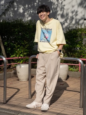 「BeAMS DOT（ビームスドット）のアイテム」を使った、Ryoさん（メンズ・172cm）の夏コーディネート