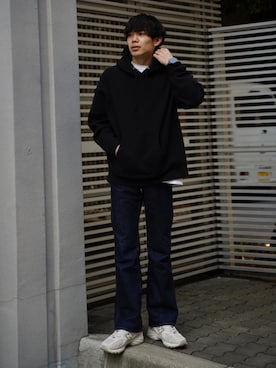 「Steven Alan（スティーブンアラン）のアイテム（スニーカー）」を使った、Ryoさん（メンズ・172cm）の春コーディネート