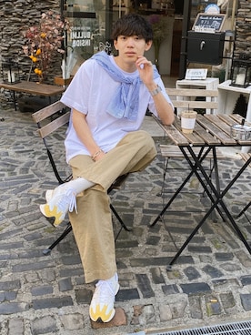 「かたかけ」｜Ryoさん（メンズ・172cm）の夏コーディネート