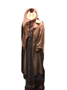 「JEANASIS（ジーナシス）のアイテム（トレンチコート）」を使った、ちはさん（レディース・166cm）の春コーディネート