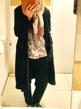 「トイレから失礼しやす」｜「アイテム（チェスターコート）」を使った、SYOUGOさん（メンズ・180cm）の冬コーディネート