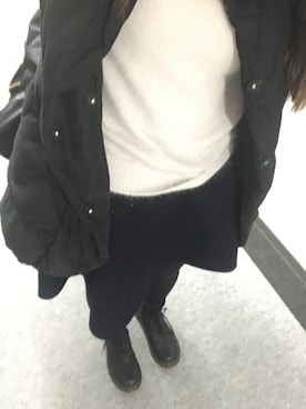 「rich-（リッチ）のアイテム」を使った、あやさん（レディース・155cm）の冬コーディネート