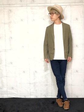 「春先取りコーデ」｜「アイテム（ジャケット/アウター）」を使った、Shingoさん（メンズ・170cm）の冬コーディネート